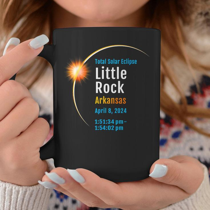 Little Rock Arkansas Ar Total Solar Eclipse 2024 1 Coffee Mug Unique Gifts