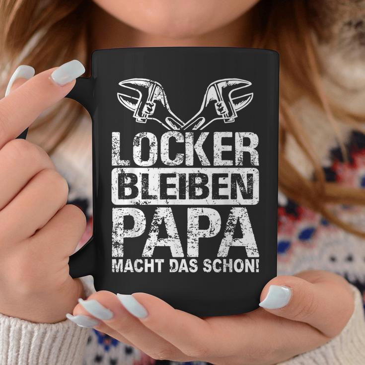 Locker Bleibpapa Macht Das Schon Heimwerker Screwdriver Tassen Lustige Geschenke