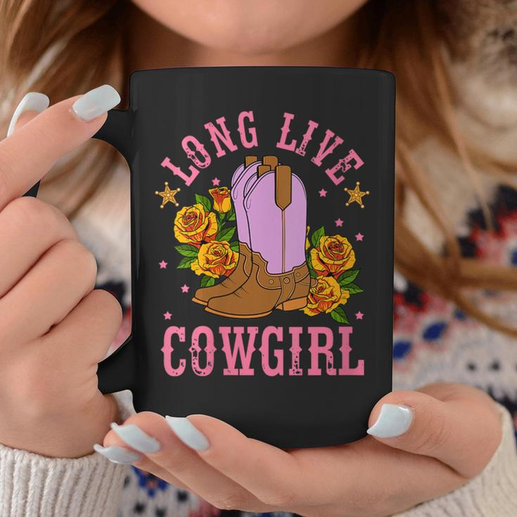 Long Live Western Country Southern Cowgirl Coffee Mug Unique Gifts