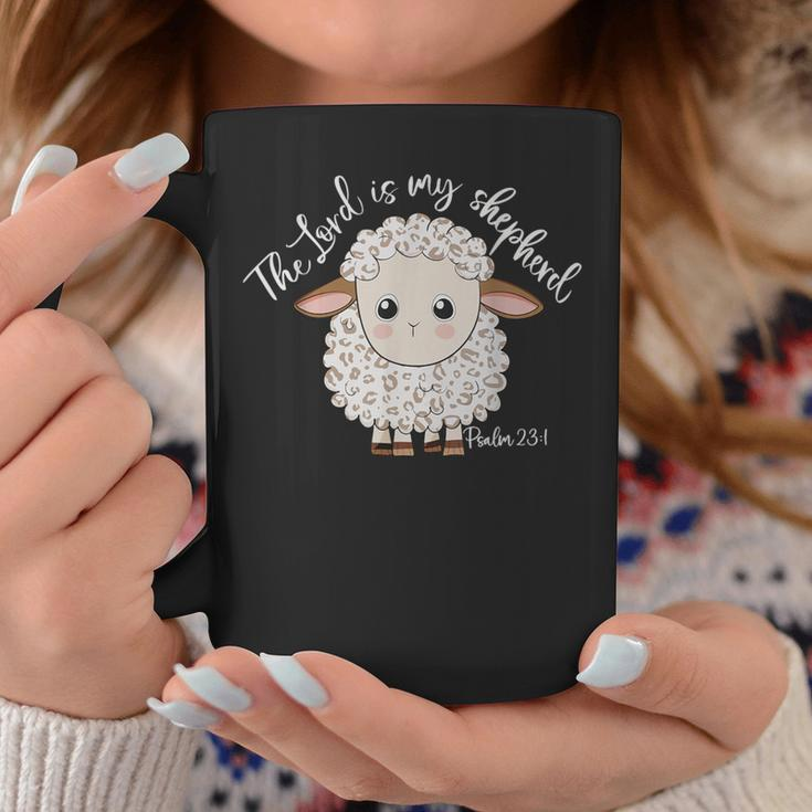 The Lord Is My Shepherd Christian Sheep Coffee Mug Unique Gifts