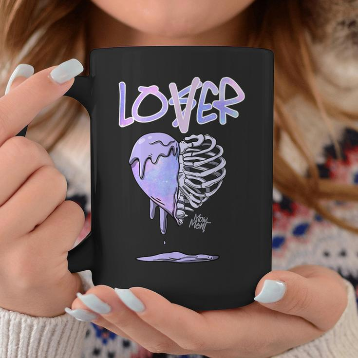 Loser Lover Drip Bone Purple Heart For Women Coffee Mug Unique Gifts