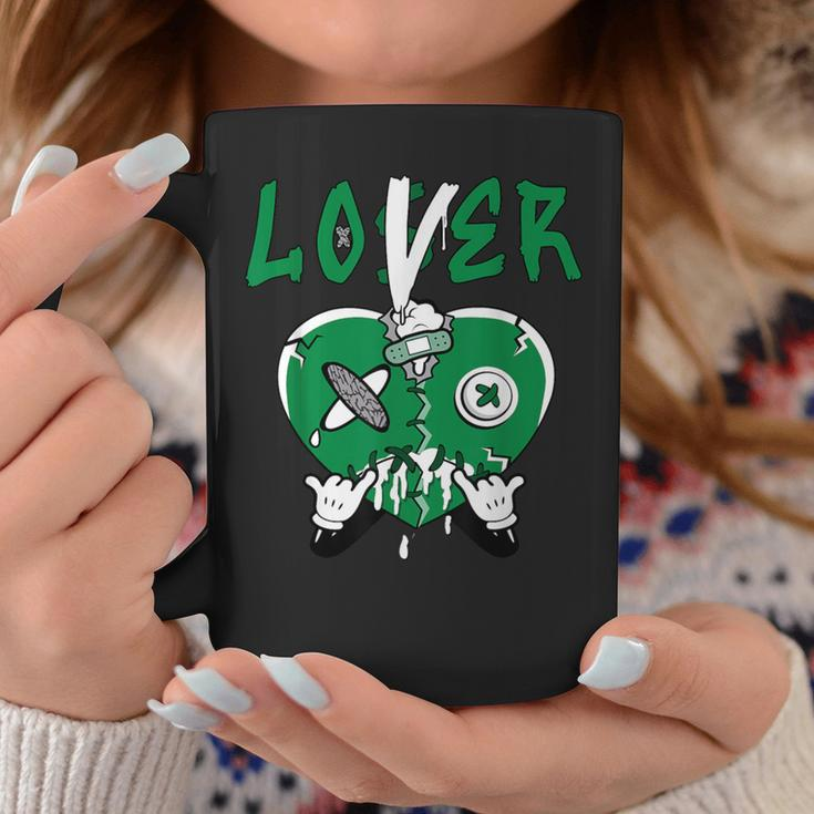 Loser Lover Drip Heart Lucky Green 3S Matching For Women Coffee Mug Unique Gifts