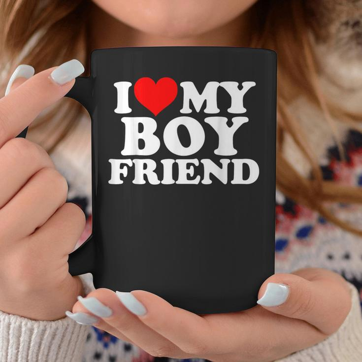 I Love My Boyfriend I Heart My Boyfriend Coffee Mug Unique Gifts