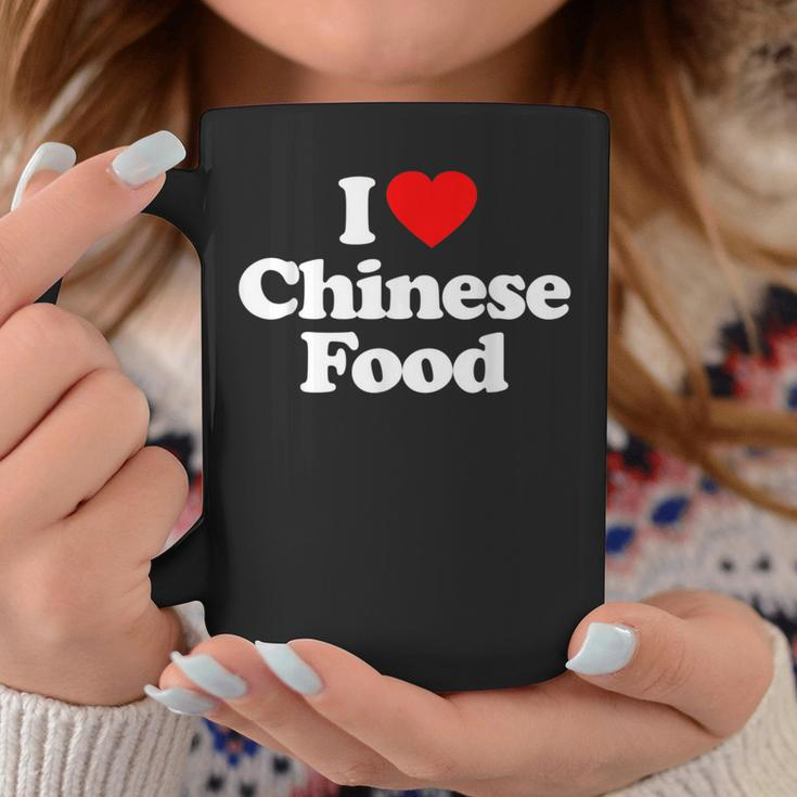 I Love Chinese Food Heart Coffee Mug Unique Gifts