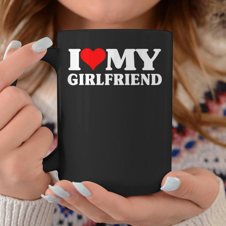 I Love My Girlfriend Matching Valentine's Day Couples Coffee Mug Funny Gifts
