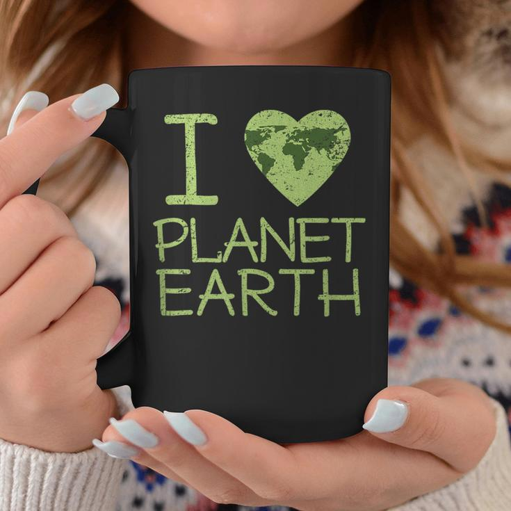 I Love Heart Planet Earth GlobeCoffee Mug Unique Gifts