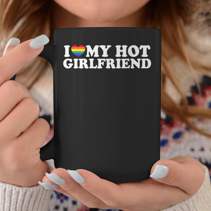 I Love My Hot Lesbian Girlfriend Lgbt Cute Lesbian Wife Coffee Mug Unique Gifts