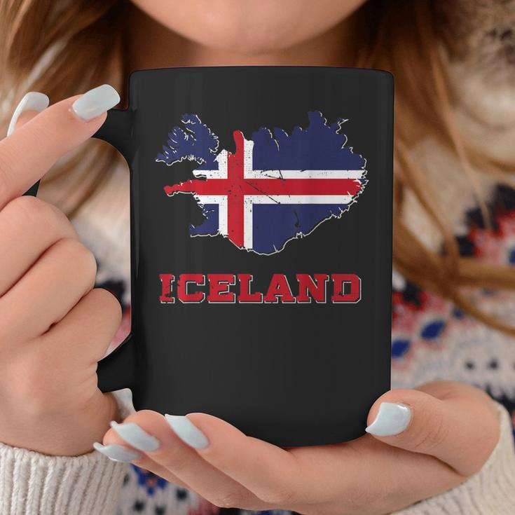 I Love Iceland Pride Flag Icelander Home SouvenirCoffee Mug Unique Gifts