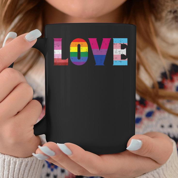 Love Lgbt Pride Ally Lesbian Gay Bisexual Transgender Ally Coffee Mug Unique Gifts