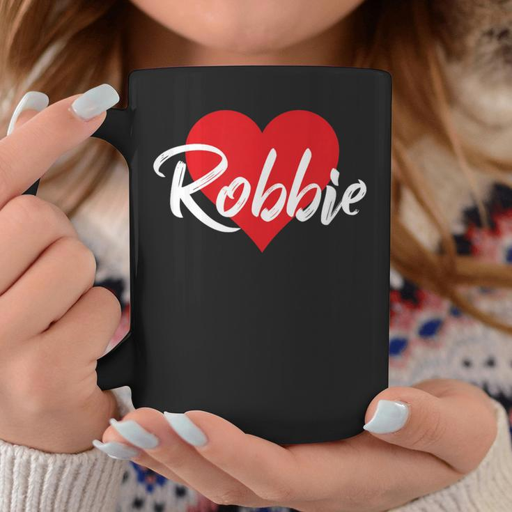 I Love Robbie First Name I Heart Named Coffee Mug Funny Gifts