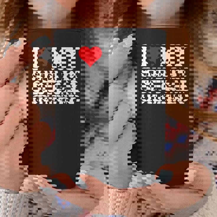 I Love My Super Hot Cougar Girlfriend I Heart My Girlfriend Coffee Mug Unique Gifts