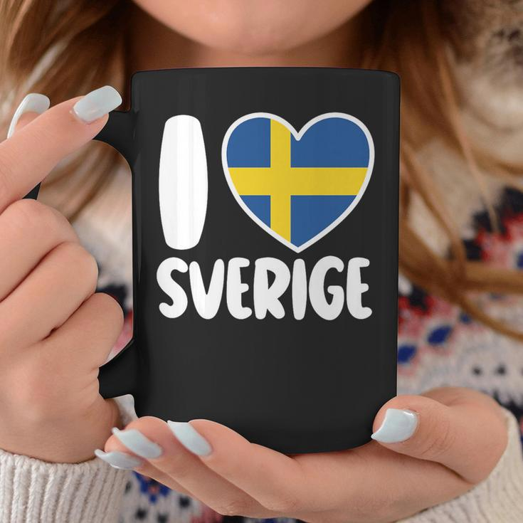 Love For Sweden Sverige Heart Flag Nordic Pride Coffee Mug Unique Gifts