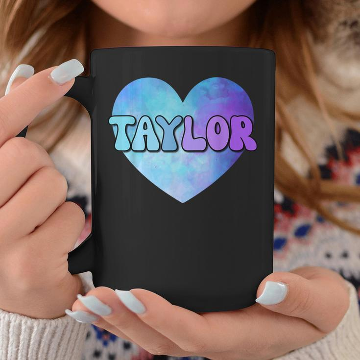 I Love Taylor Heart First Name Taylor Vintage Coffee Mug Unique Gifts
