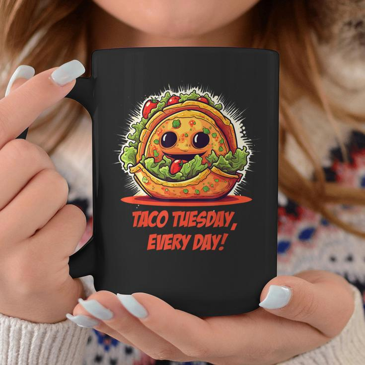 Lustiges Taco Tassen, Taco Tuesday Motiv - Schwarz Lustige Geschenke