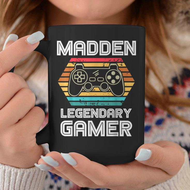 Madden Legendary Video Gamer Custom Name Personalized Gaming Coffee Mug Personalized Gifts