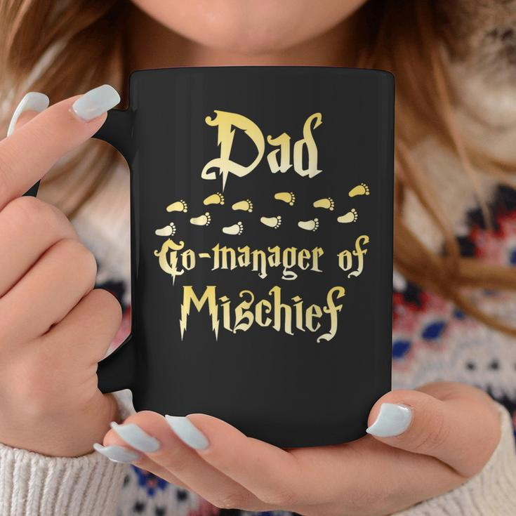 Magical Dad Manager Of Mischief Matching Family Birthday Coffee Mug Funny Gifts