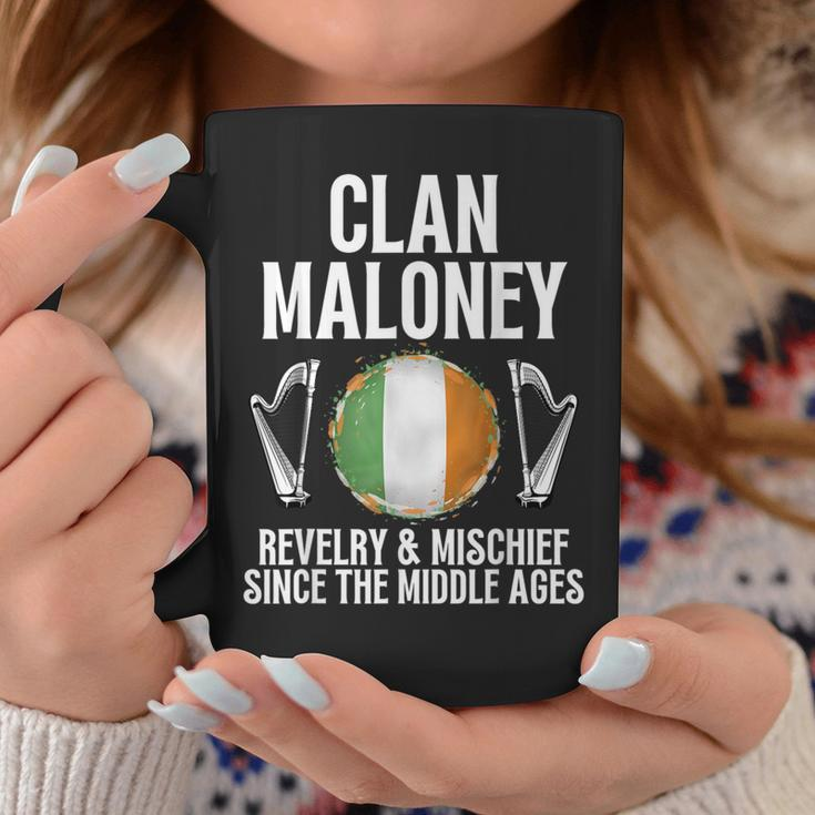 Maloney Surname Irish Family Name Heraldic Celtic Clan Coffee Mug Funny Gifts