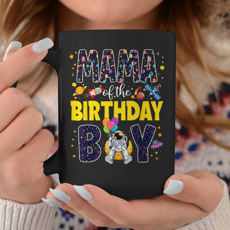 Mama Of The Birthday Boy Mom 2Nd Outer Space Outfit Party Coffee Mug Unique Gifts