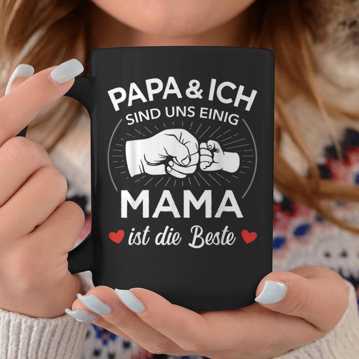 Mama Ist Die Beste Papa Ich Einig Für Muttertag Weihnachten Tassen Lustige Geschenke