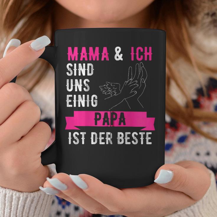 Mama Und Ich Sind Uns Einig Papa Ist Der Beste Kapuzenjacke Tassen Lustige Geschenke