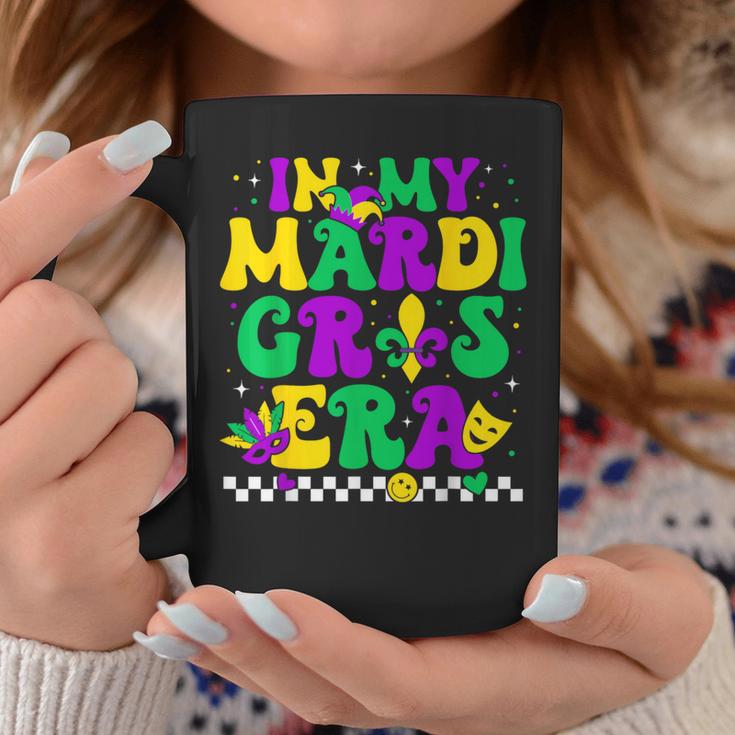 In My Mardi Gras Era Retro Groovy Carnival Party Women Coffee Mug Unique Gifts