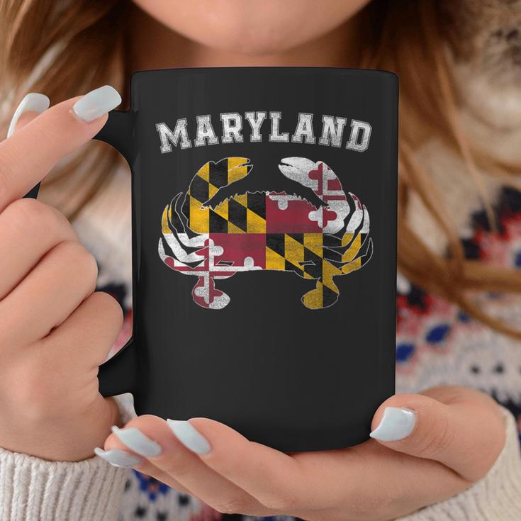 Maryland Flag Blue CrabState Pride Retro Coffee Mug Unique Gifts