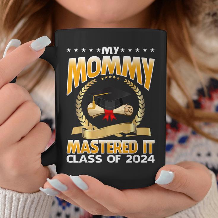 Masters Graduation My Mommy Mastered It Class Of 2024 Coffee Mug Unique Gifts