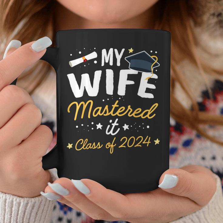 Masters Graduation My Wife Mastered It Class Of 2024 Coffee Mug Funny Gifts