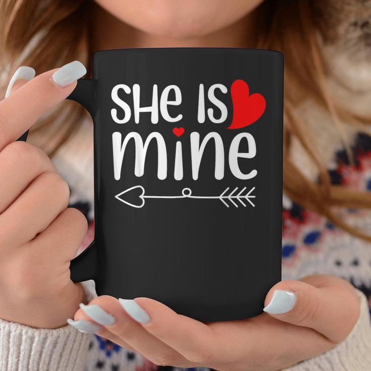 Matching His Hers He's Mine She's Mine Valentines Day Couple Coffee Mug Funny Gifts