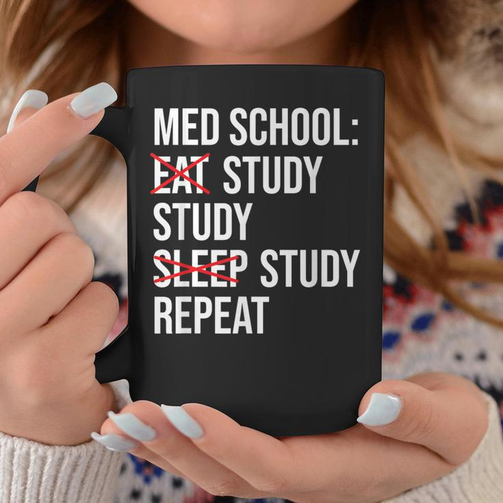 Med School Eat Study Sleep Repeat Medical Student Coffee Mug Unique Gifts