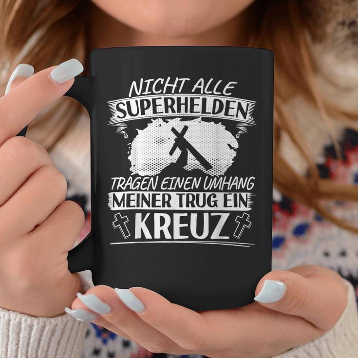 Mein Superheld Trug Ein Kreuz Christianum Glaube Jesus Tassen Lustige Geschenke