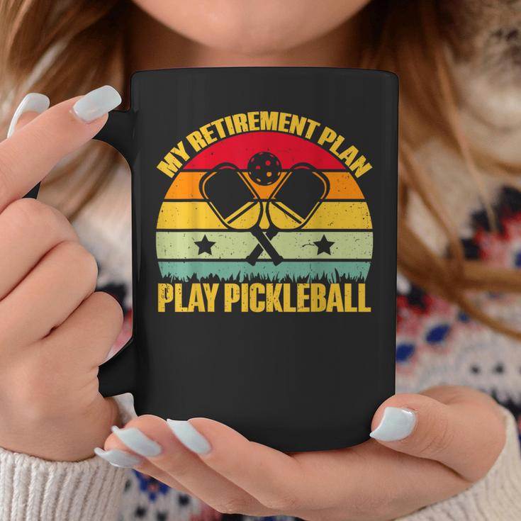 Meine Altersvorsorge Spielen Sie Pickleball Paddleball Player Lustig Tassen Lustige Geschenke