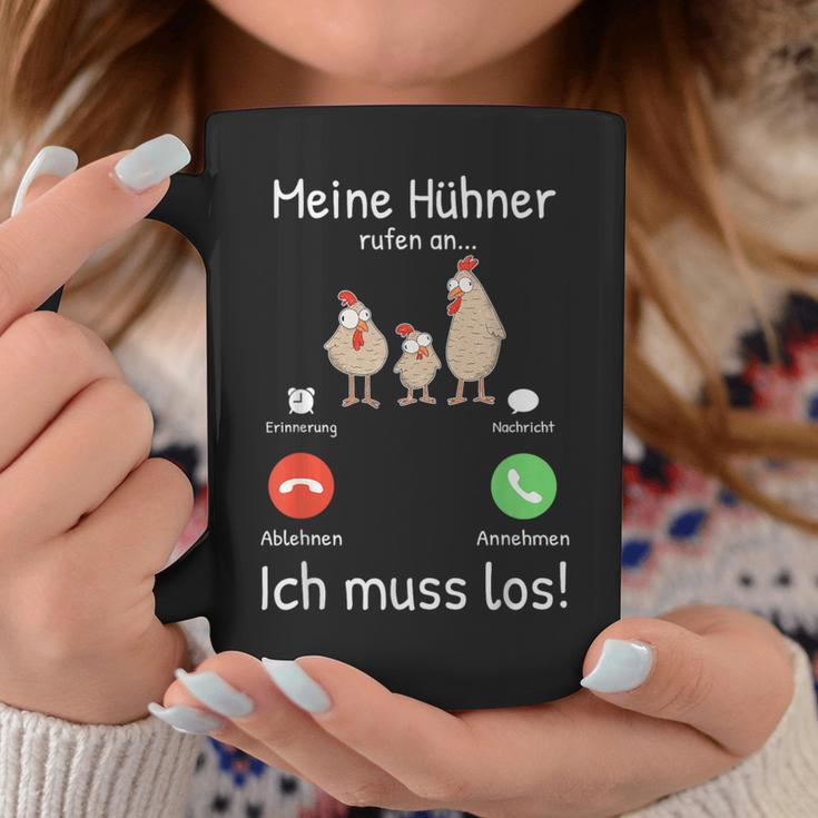 Meine Hühner Rufen An Bauer Turkey Farmer Tassen Lustige Geschenke