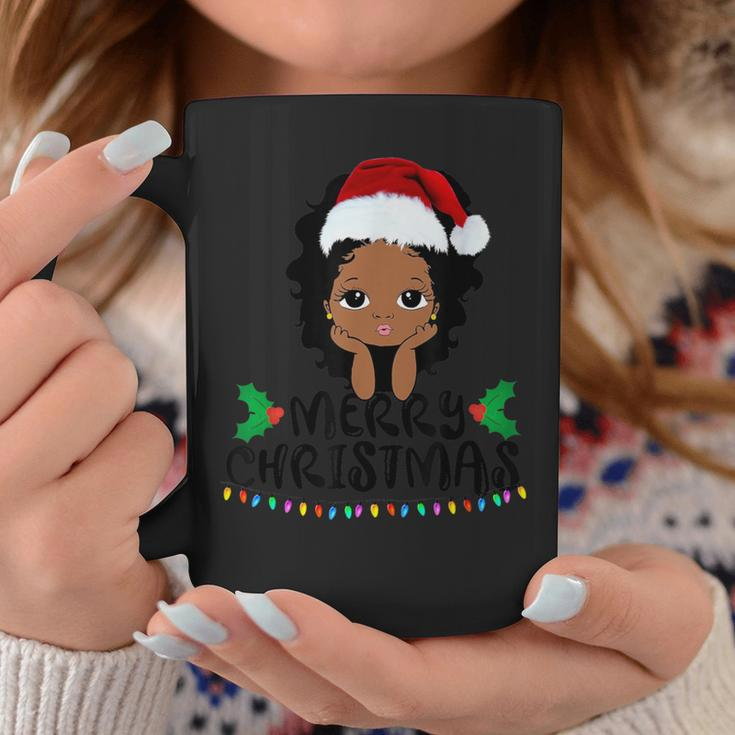 That Melanin Christmas Mrs Claus Santa Black Peeking Claus Coffee Mug Unique Gifts