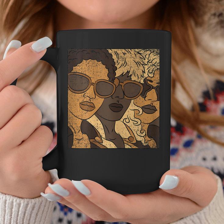 Melanin Girl Black History Month Cool Blm African American Coffee Mug Unique Gifts