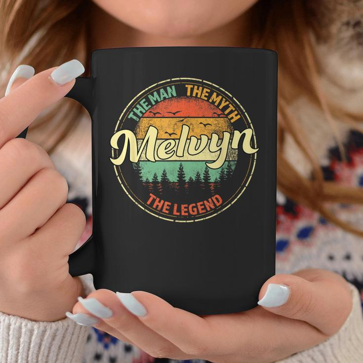 Melvyn The Man The Myth The Legend Personalized Name Coffee Mug Funny Gifts