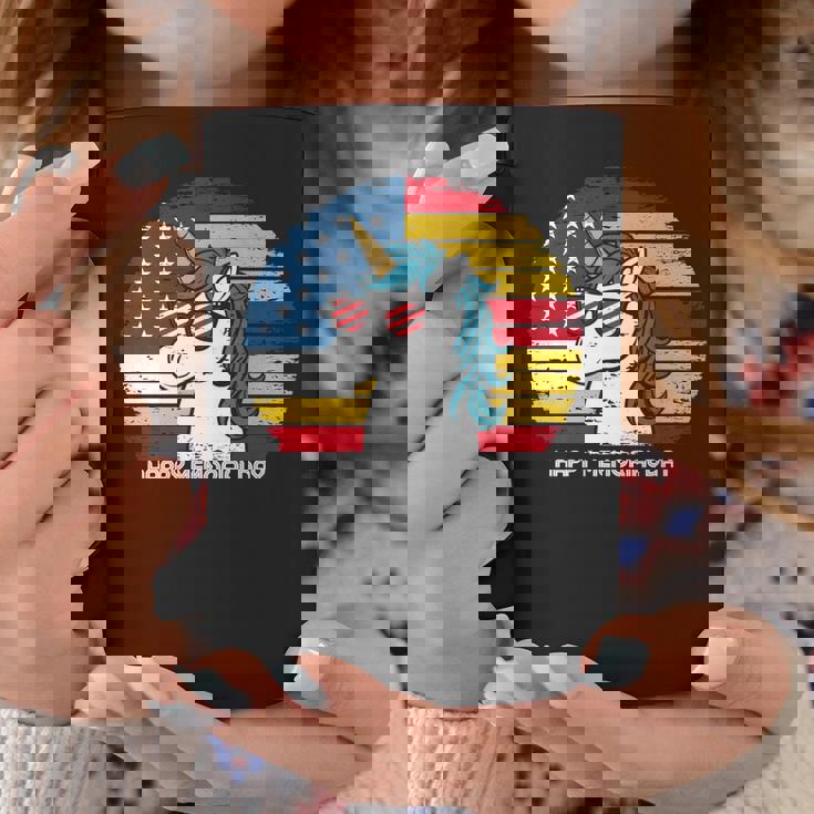 Memorial Day Fathers Vintage Usa Unicorn 4Th Of July Coffee Mug Personalized Gifts