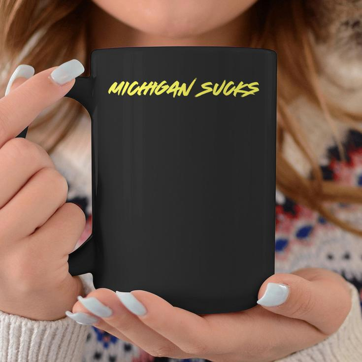 Michigan Sucks Minimalist Hater Coffee Mug Personalized Gifts