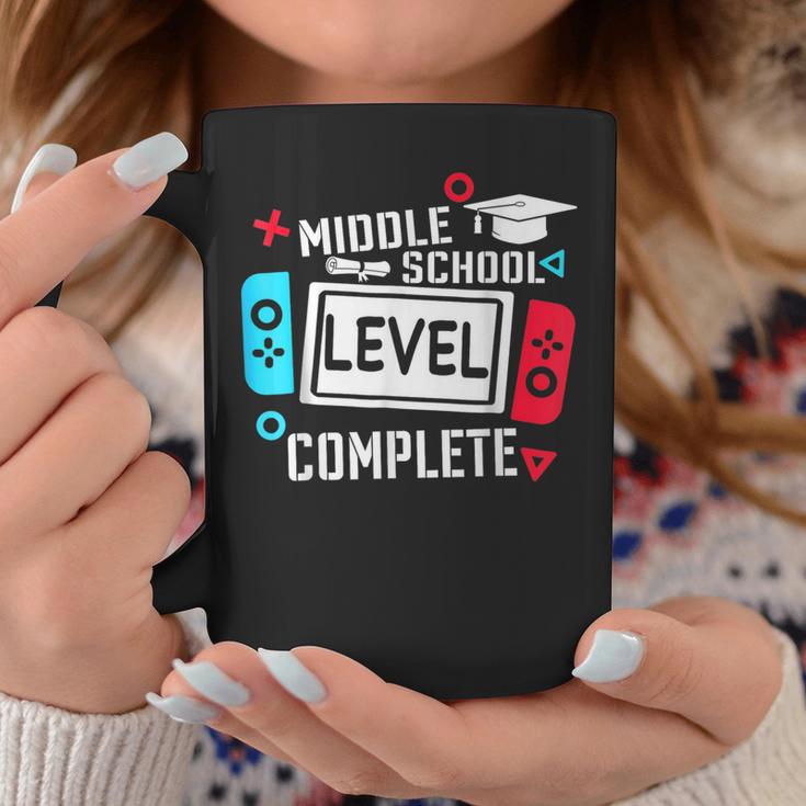 Middle School Level Complete Class Of 2024 Graduation Coffee Mug Unique Gifts