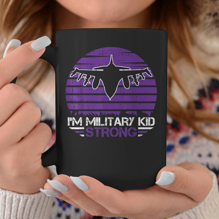 I Am Military Kid Strong Month Of The Military Child Army Coffee Mug Unique Gifts