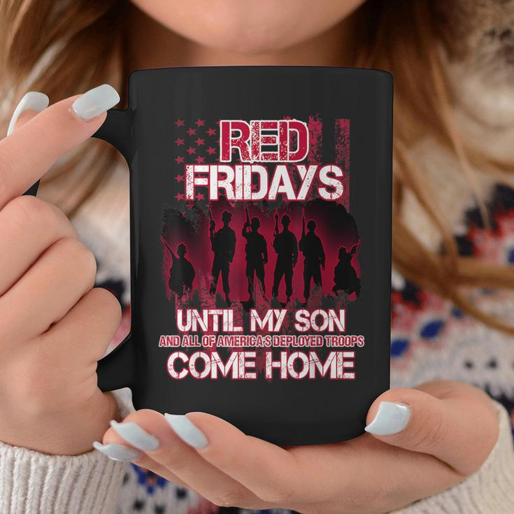 Military Red Friday Wear Red For Deployed Son Coffee Mug Unique Gifts