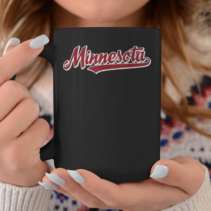MinnesotaVintage Sports Retro Script Coffee Mug Unique Gifts