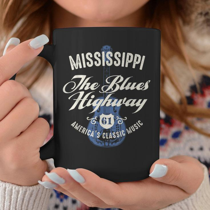 Mississippi The Blues Highway 61 Music Usa Guitar Vintage Coffee Mug Unique Gifts