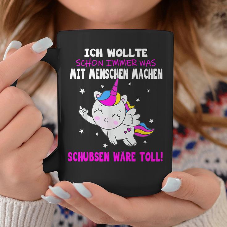 Was Mit Menschen Machen Unicorn Saying Tassen Lustige Geschenke