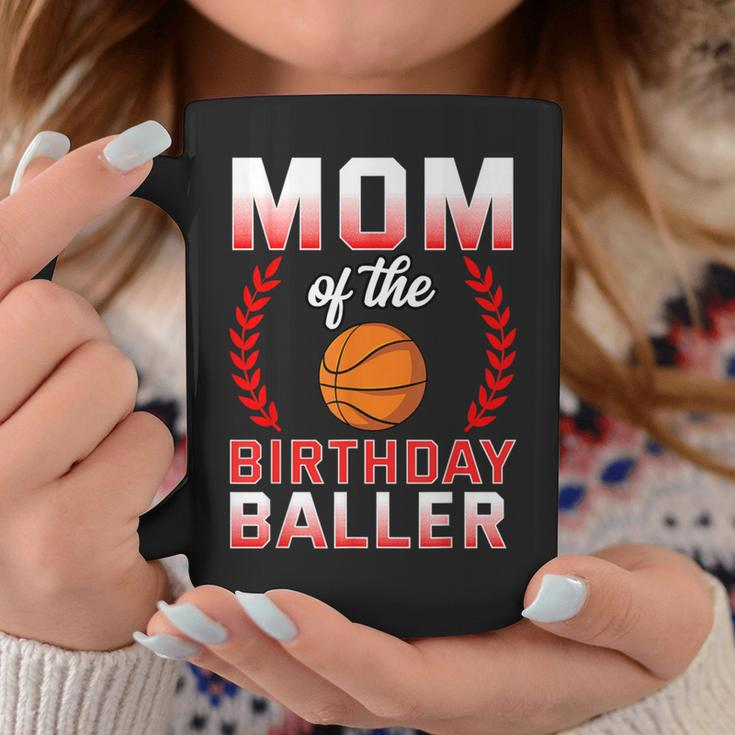 Mom Of The Birthday Boy Basketball Bday Celebration Coffee Mug Personalized Gifts