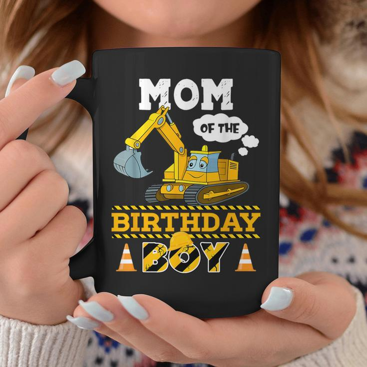 Mom Of The Birthday Boy Construction 1St Birthday Party Coffee Mug Unique Gifts