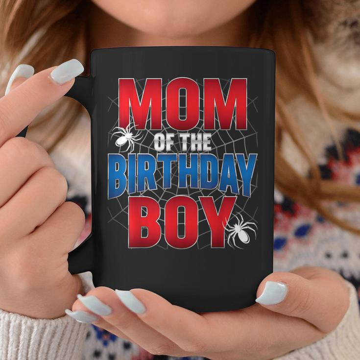 Mom Of The Birthday Boy Costume Spider Web Birthday Party Coffee Mug Unique Gifts