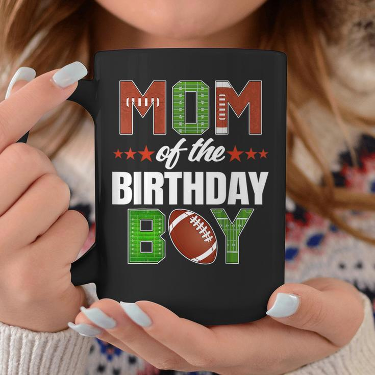 Mom Of The Birthday Boy Family Football Party Decorations Coffee Mug Unique Gifts