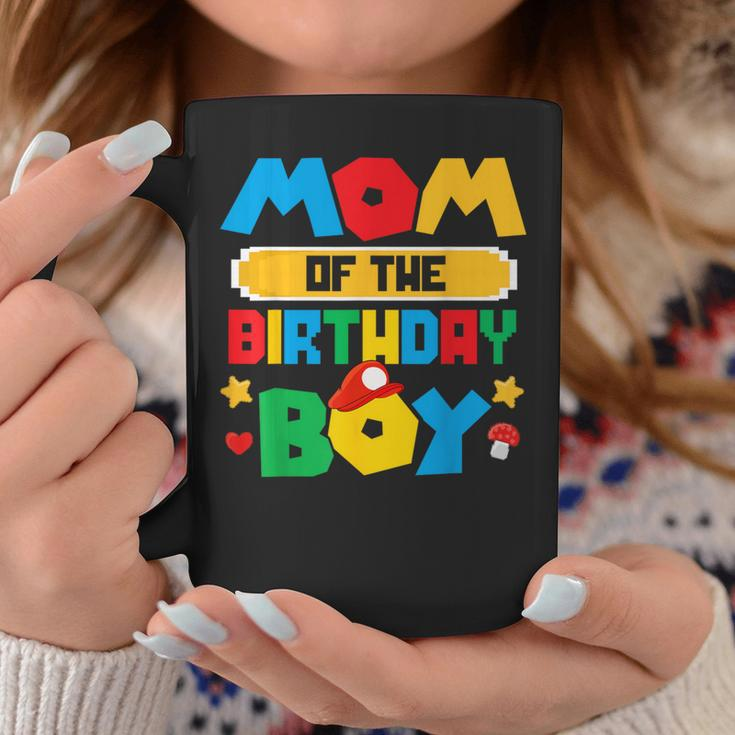 Mom Of The Birthday Boy Game Gaming Mom And Dad Family Coffee Mug Funny Gifts