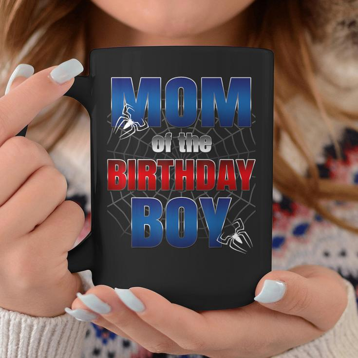 Mom Of The Birthday Spider Web Boy Mom And Dad Family Coffee Mug Funny Gifts